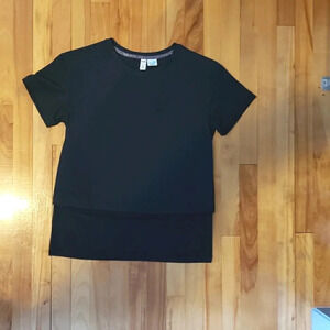 *DIADORA running t-shirt black with MESH